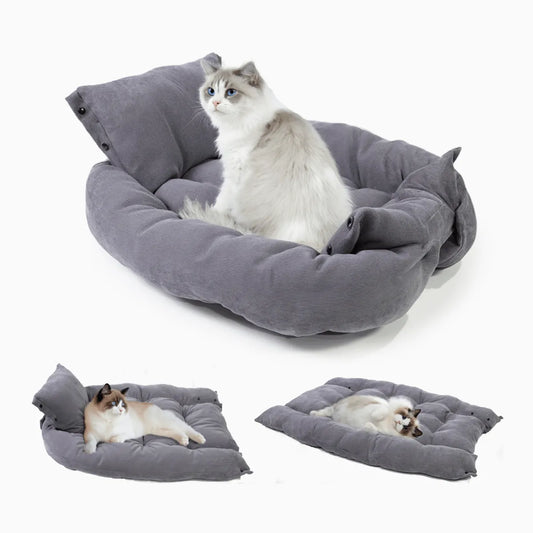 Corduroy Fabric Sofa Bed - CAFSPETHR - PET19 - GY