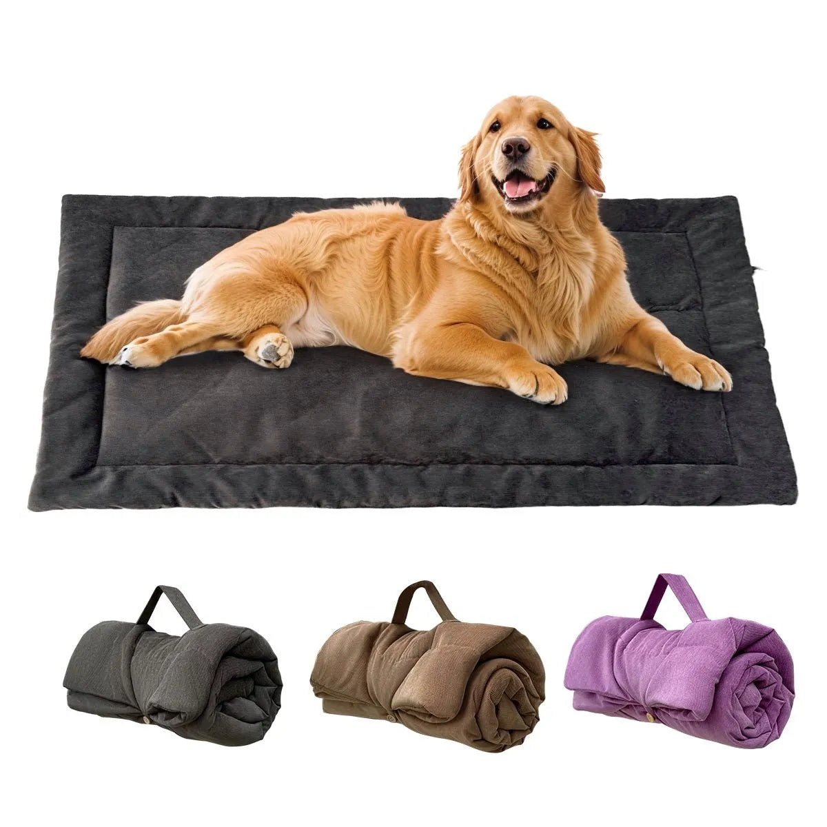 Plain Velvet Pet Bed - CAFSPET