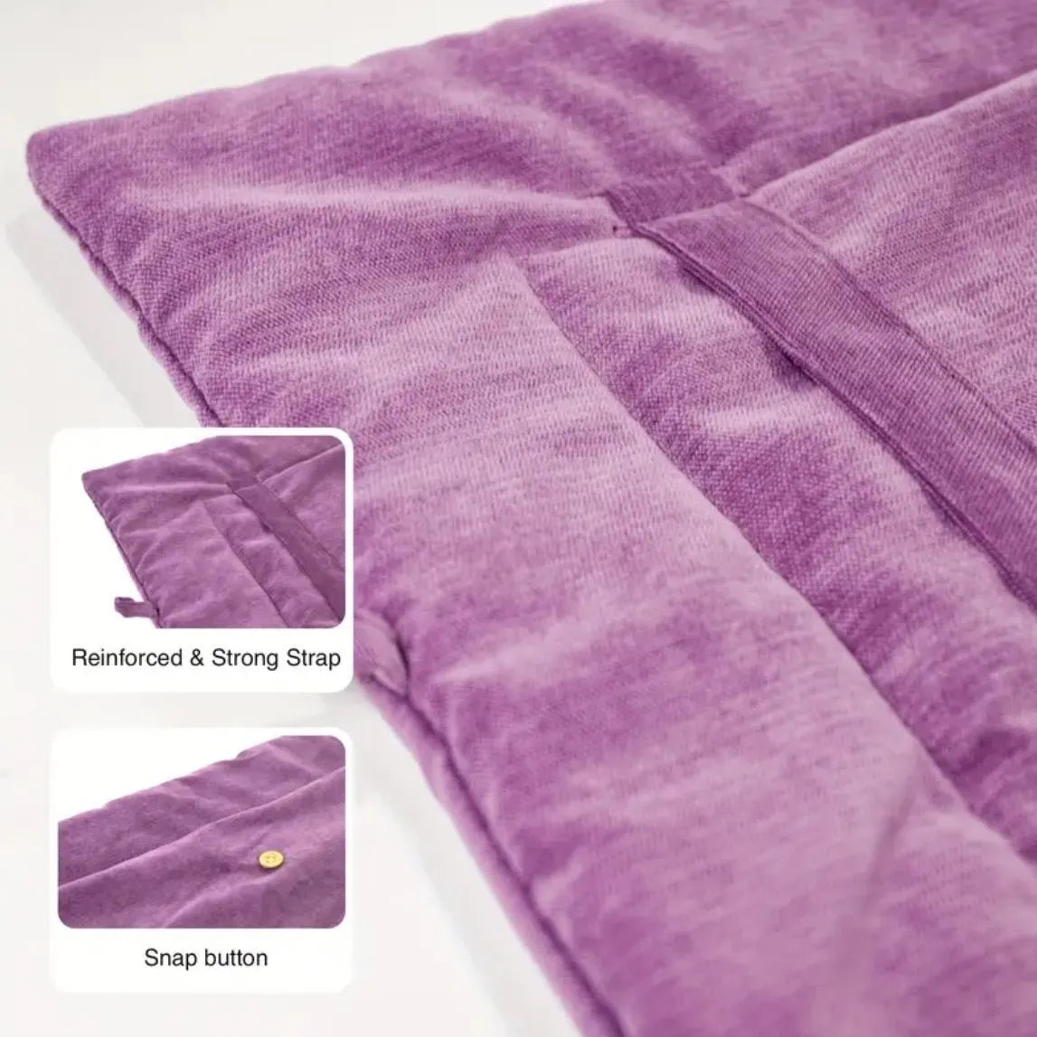 Plain Velvet Pet Bed - CAFSPET