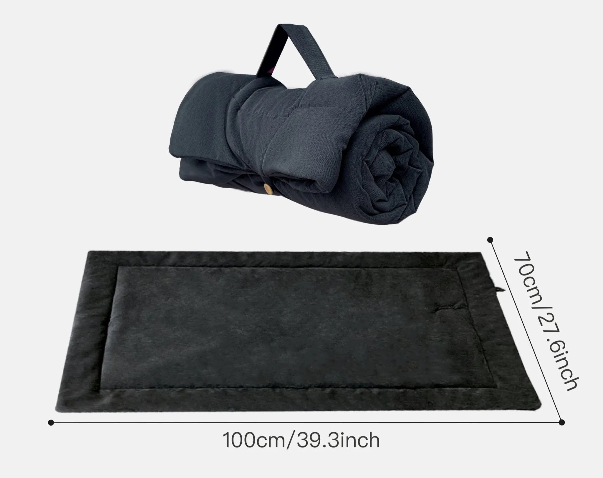 Plain Velvet Pet Bed - CAFSPET