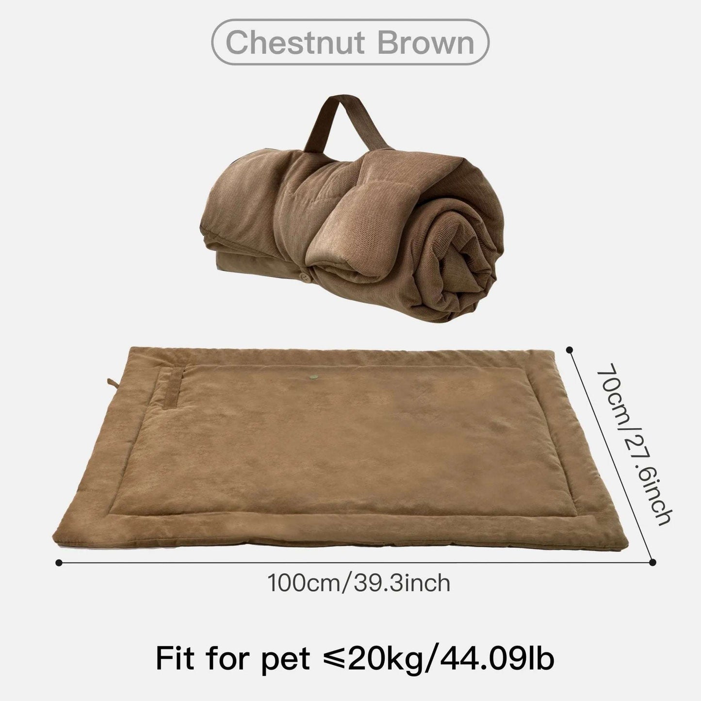 Plain Velvet Pet Bed - CAFSPETHR - PET26A - GY