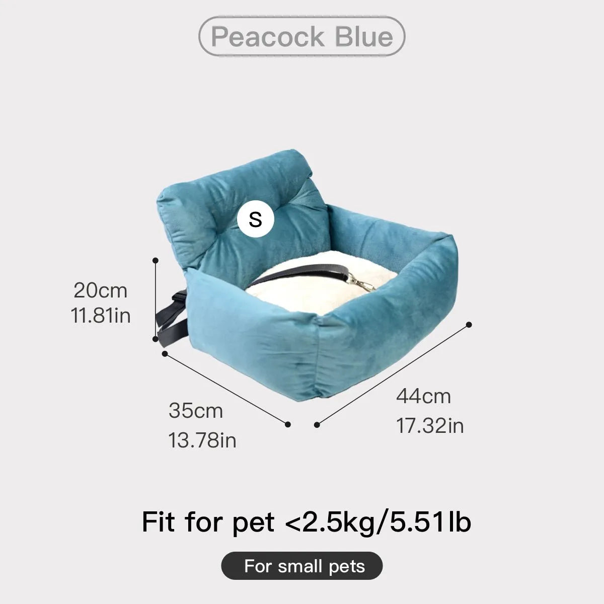 Small Pet Outdoor Travel Bag - CAFSPETHR - PET11B - PKBU - S