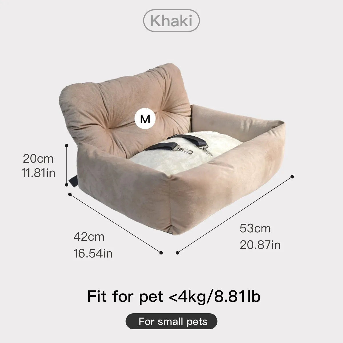 Small Pet Outdoor Travel Bag - CAFSPETHR - PET11A - KK - M