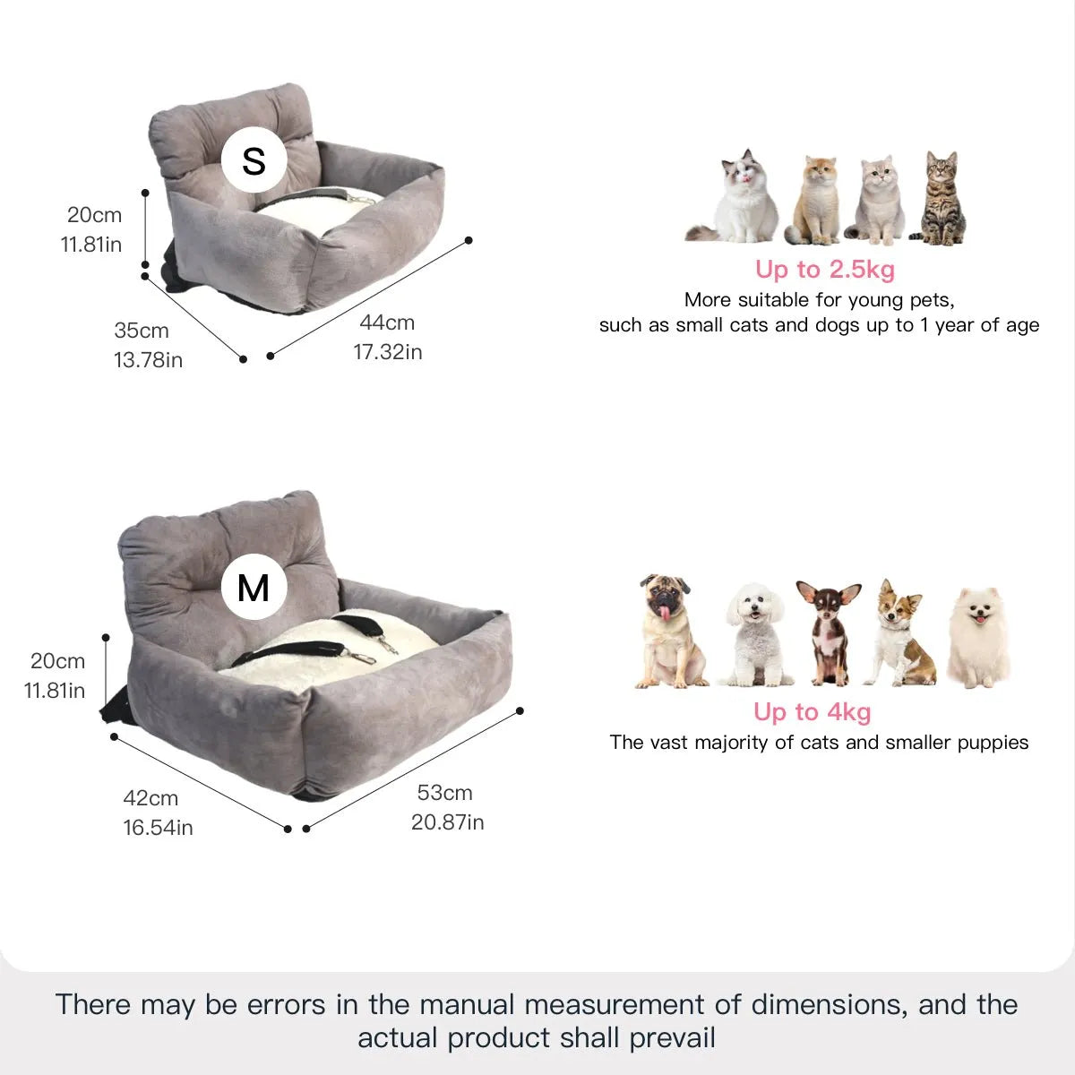 Small Pet Outdoor Travel Bag - CAFSPETHR - PET11A - SYBU - M