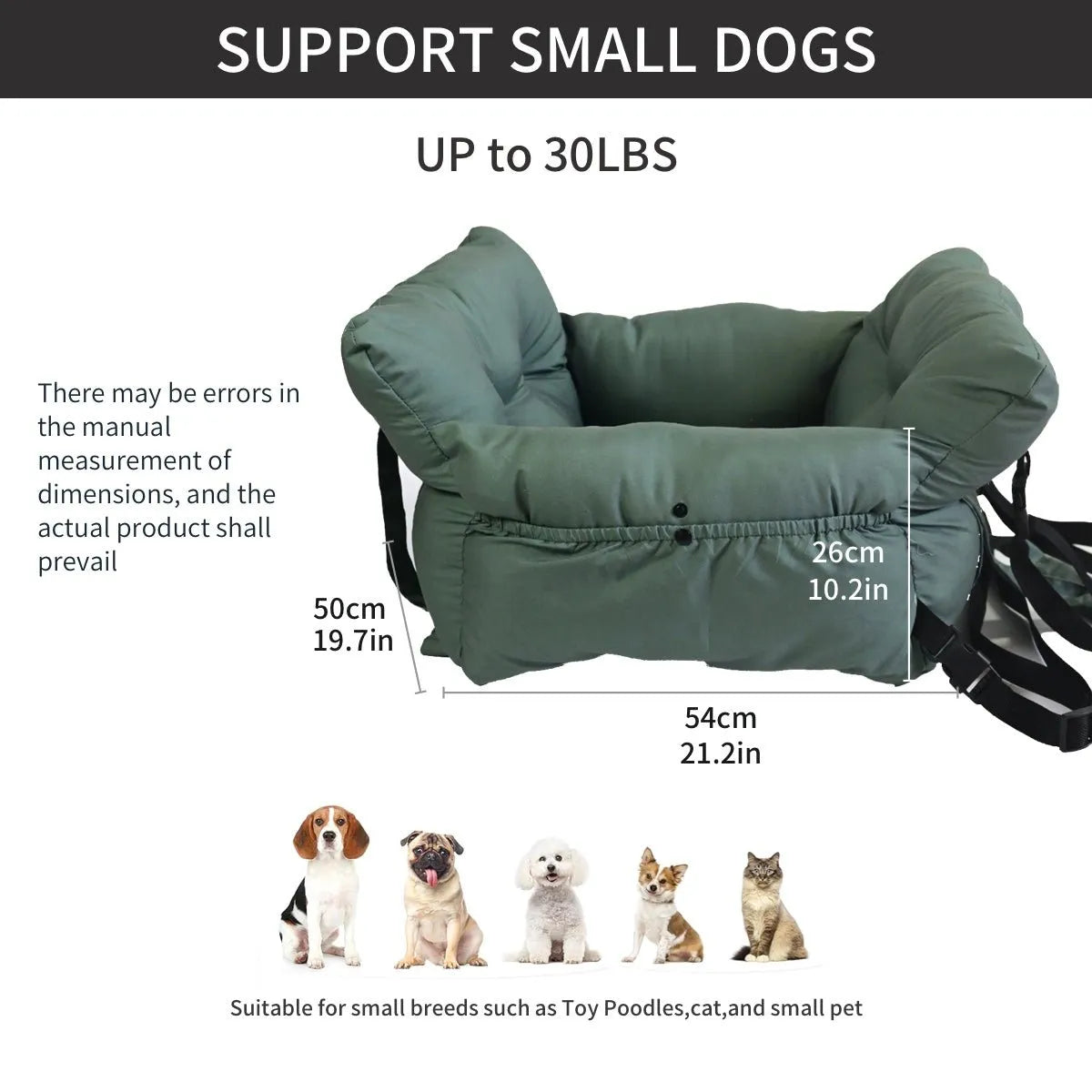 Brushed Fabric Pet Carrier - CAFSPET