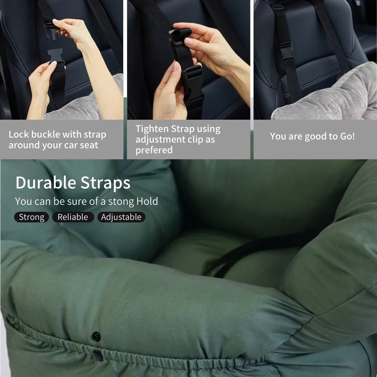 Brushed Fabric Pet Carrier - CAFSPET