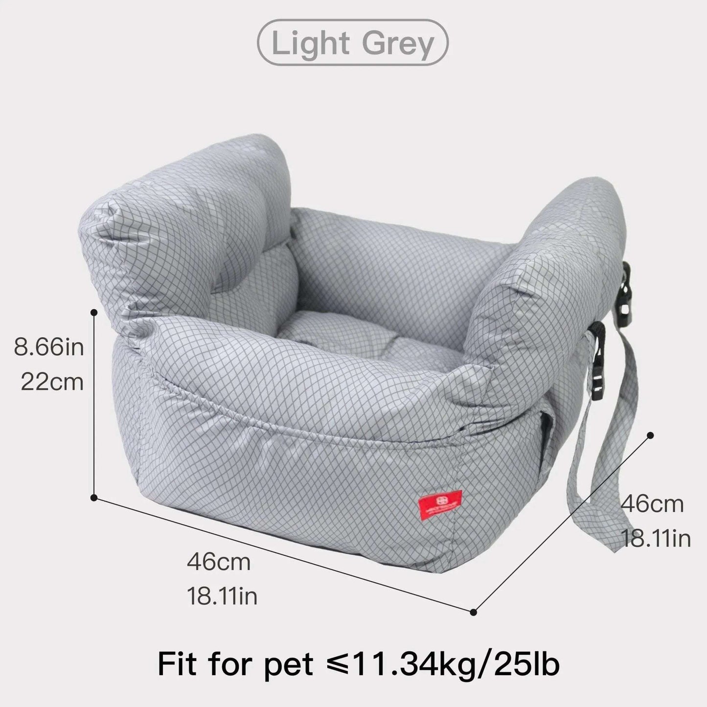 Brushed Fabric Pet Carrier - CAFSPET