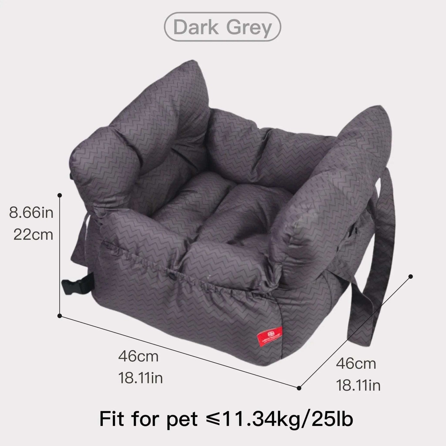 Brushed Fabric Pet Carrier - CAFSPET