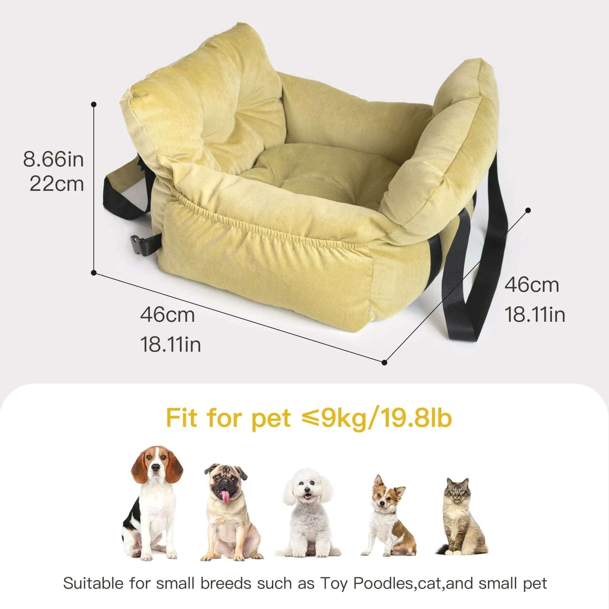 Corduroy Fabric Pet Carrier - CAFSPETHR - PET02A - LNGN