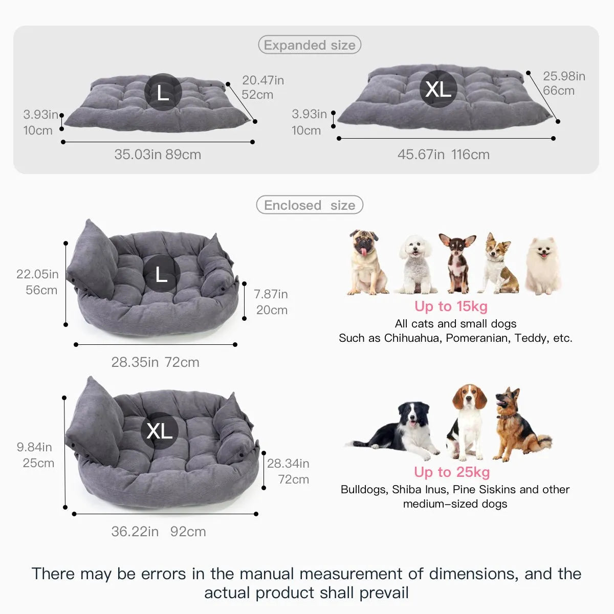 Corduroy Fabric Sofa Bed - CAFSPETHR - PET19 - KK