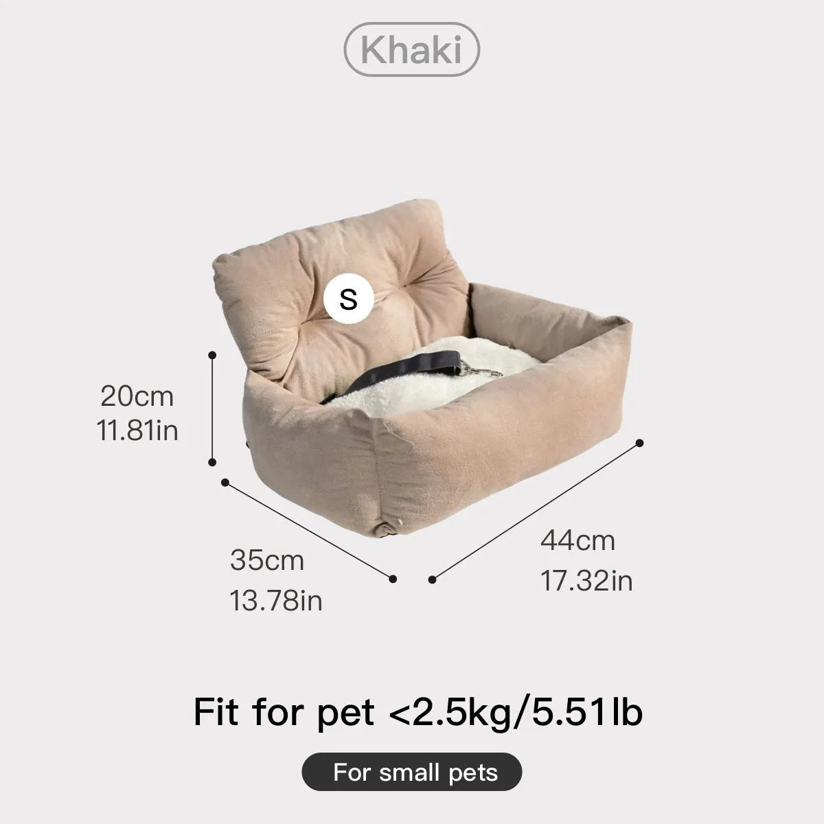 Small Pet Outdoor Travel Bag - CAFSPETHR - PET11A - KK - S